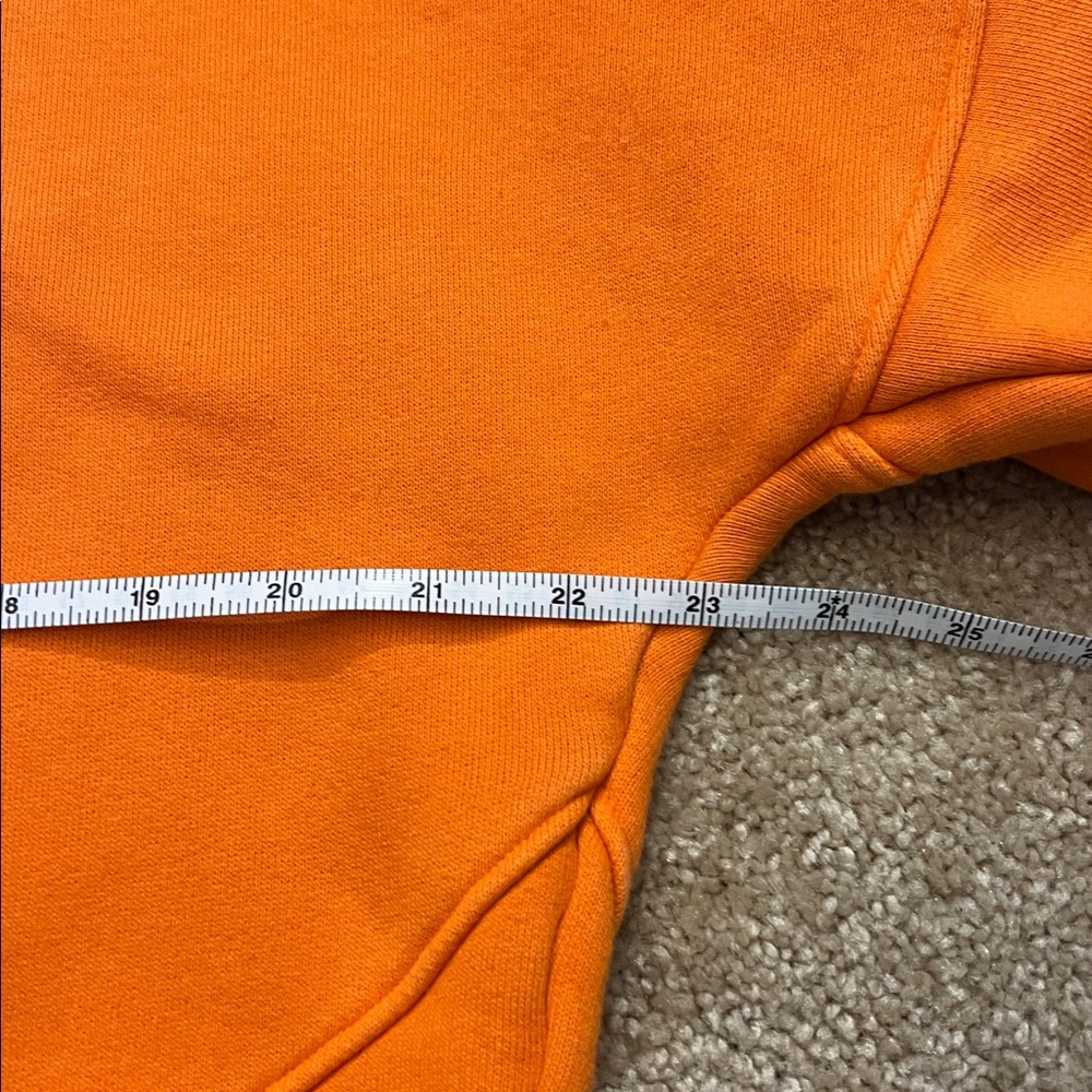 Outdoor Voices Nimbus 1/4 Zip Sweatshirt Orange Half-Zip Women's Hoodie Medium - Picture 8 of 9